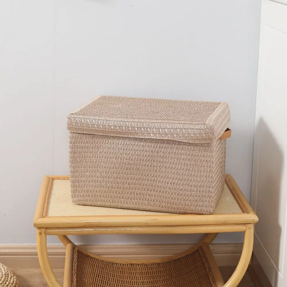 Home Organizer Minimalist Storage Box Foldable Large Capacity Sorting Box Creative with Handle Storage Basket Snack